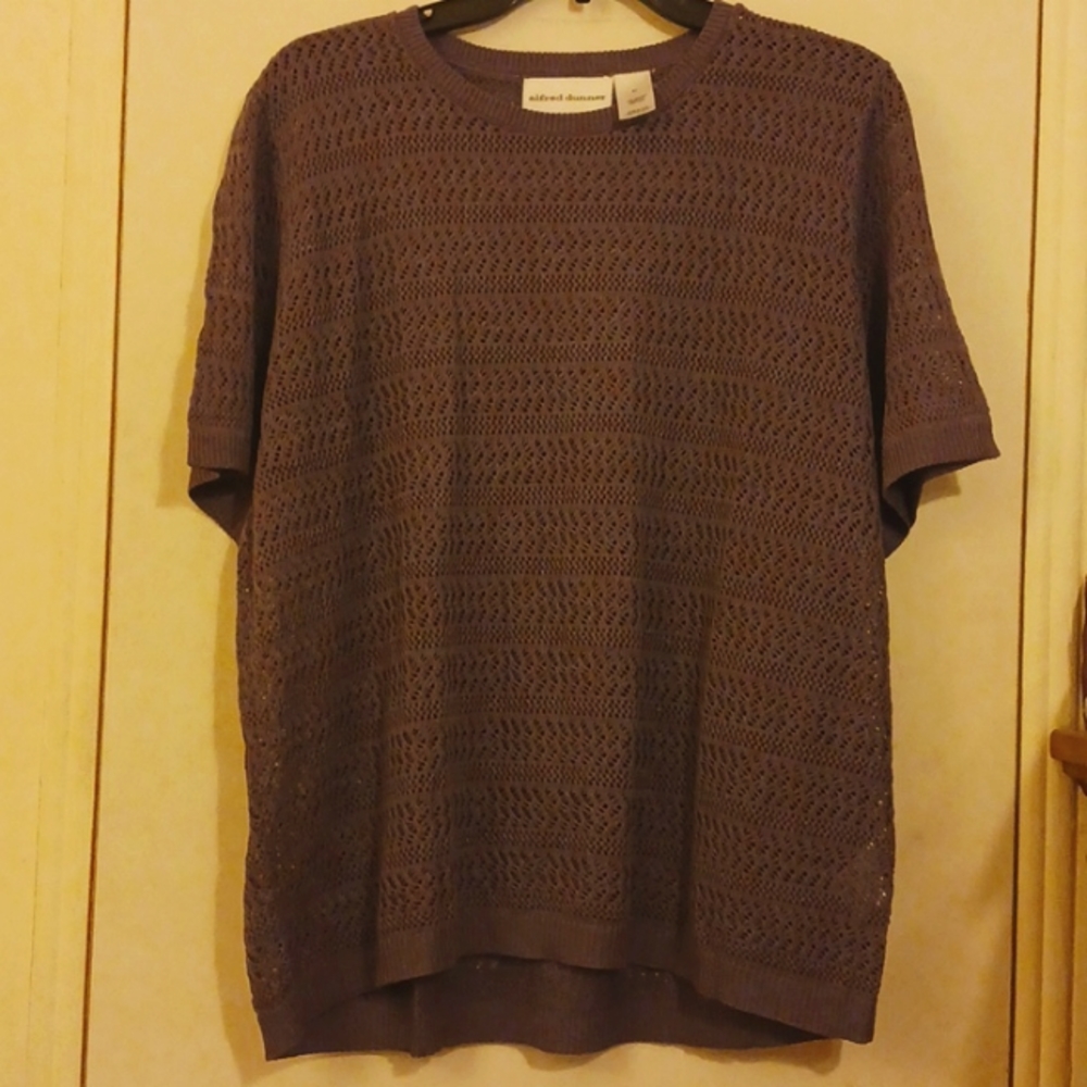 Alfred Dunner Purple Women's Top